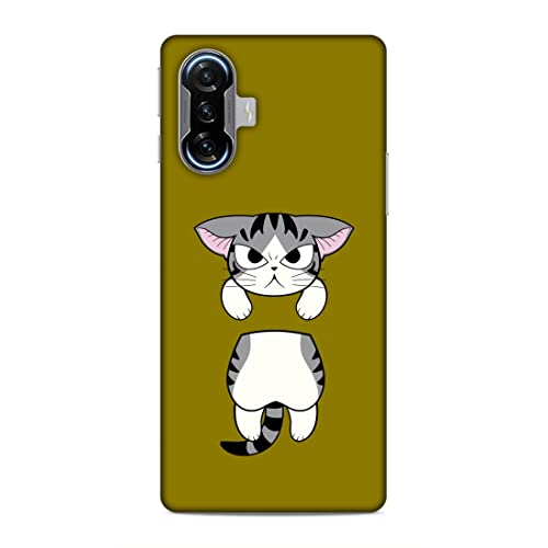 Image of Printed Mobile Back Hard Case Cover for Xiaomi Poco F3 GT | Angry Baby cat, Cute cat,-2178