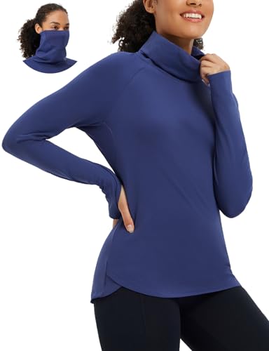 baleaf Women's Thermal Turtleneck Long Sleeve Shirts Fleece Lined Base Layer Tops for Ski Hiking...