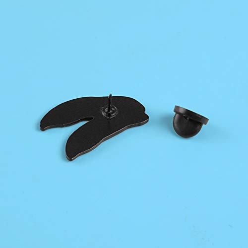 Pinos de metal para colorir desenho animado Gatinho branco vivendo em ervilhas, broches, saco de cra