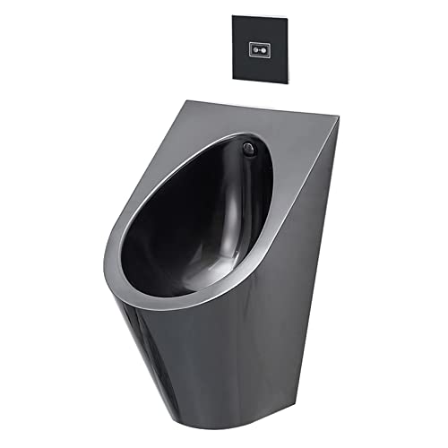 iumLeap Wall-Mounted Male Urinal,Stainless Steel Smart Sensor Urinal Small Vertical Toilet for Bars, Shopping Malls, Scenic Spots,Clubhouses, Public Toilets, Ships
