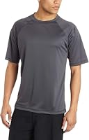 Kanu Surf Men's Big Extended-Size UPF 50+ Solid Rashguard Swim Shirt - Gray - XXXX-Large