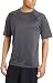 Kanu Surf Men's Solid Rashguard UPF 50+ Swim Shirt, Charcoal, Large