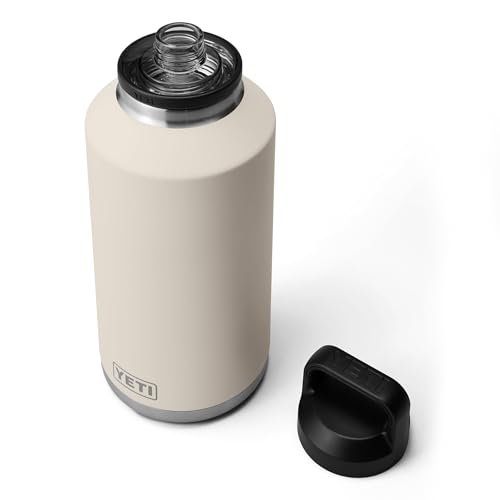 Image of YETI Rambler 64 oz Bottle, Vacuum Insulated, Leakproof, Stainless Steel with Chug Cap, Cape Taupe