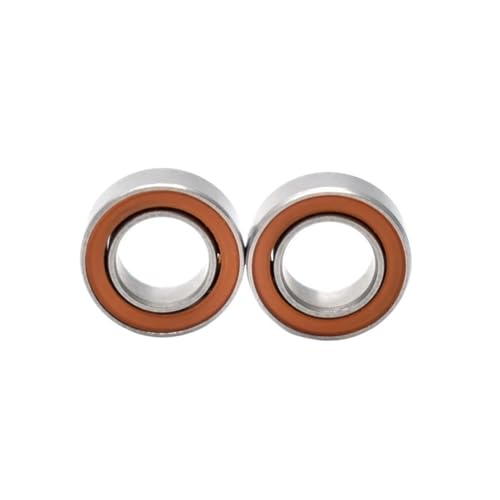Roulement à billes hybrides en céramique orange SR168C 1/8 mm étanche pour modélisme RC
