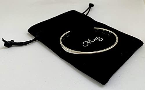 Copper Magnetic Bracelet with a Silver Finish for Men and Women