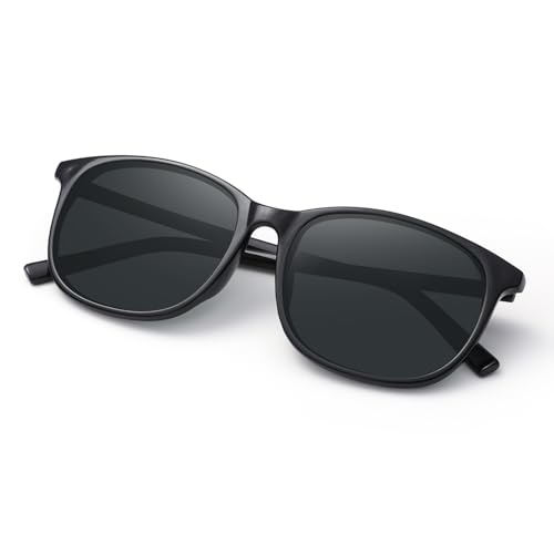 Polarized Sunglasses for Women Men，Trendy Rectangle Shades Sun Glasses UV400 Protection3