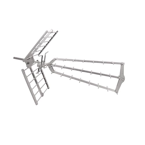 METRONIC 415060 Antenne d'extérieur UHF trinappe amplifiée 42 DB