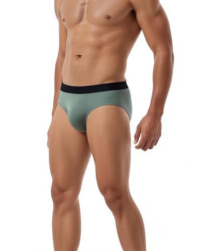 Mens Flex Fit Tagless Bikini underwear,Comfortable、Breathable & Dyed five single colors2
