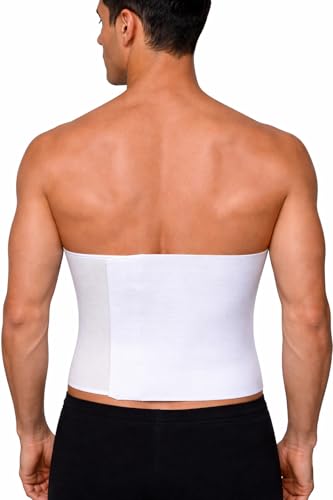 Faja Abdominal, 3 Paneles, 9 Pulgadas de Ancho, Cinturón Soporte Blanco miniatura 2