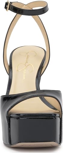 Jessica Simpson Women's Lirio Platform Sandal, Black, 82