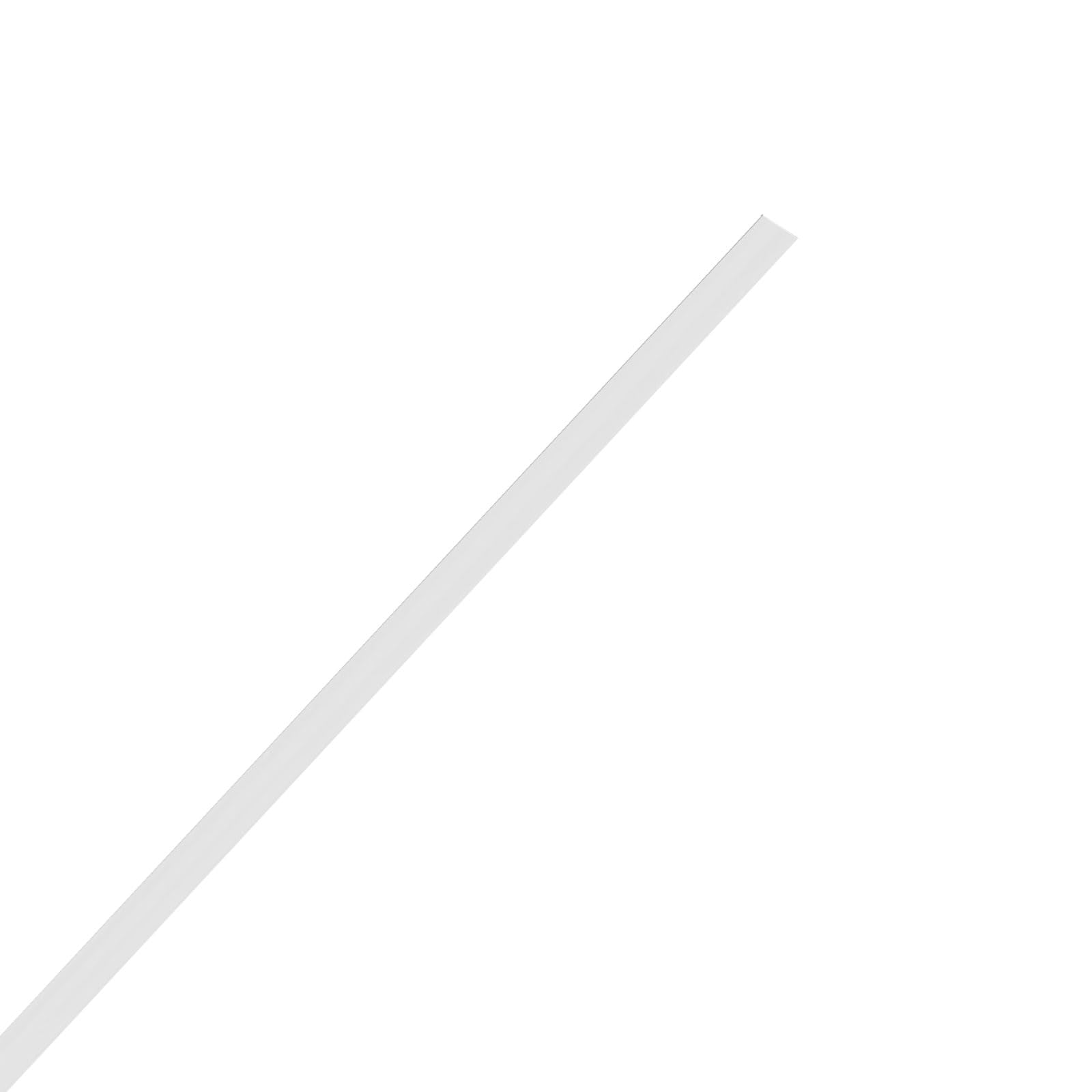 QIPN 6.5ft Extremely Narrow 4MM Self-Adhesive PVC Molding Trim, Flexible Edge Trims, Caulk Strips Vinyl Shelf Cabinets Liner for Home Decor(Color:white)