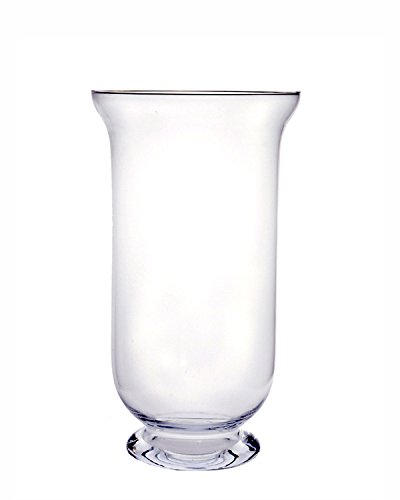 Floralcraft® 25cm Clear Glass Hurricane Vase – Decorative Candle Holder Lantern for Home Styling, Events & Table Centrepieces — image 1