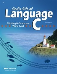Paperback God's Gift of Language C, Writing & Grammar Work-text Book