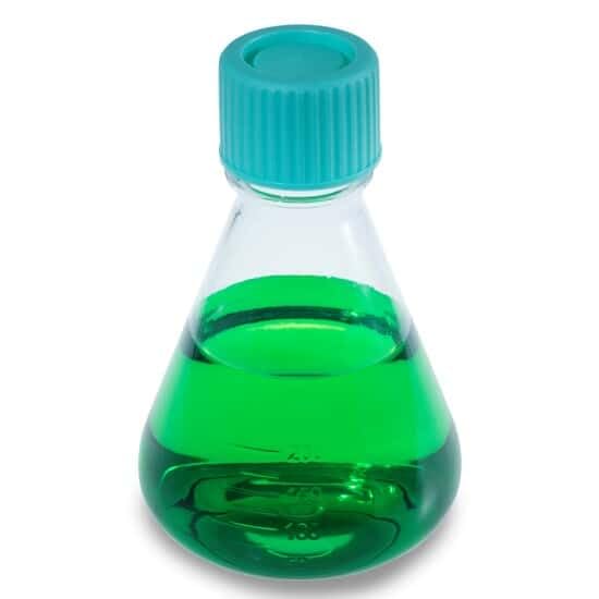 Cole-Parmer Sterile Erlenmeyer Flasks, PETG, Seal Cap, 250mL (8 oz); 12/Cs