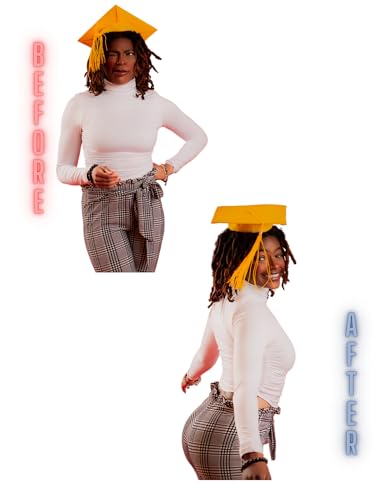 The ORIGINAL Graduation Cap Headband - Keep Your Natural Hair on Grad Day and Secure Your Cap2