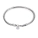 Produktbild Amesii Damen Fashion Versilbert Dünn Armreif Shining Präzise Armband Schmuck Geschenk  Silber 20,3 cm