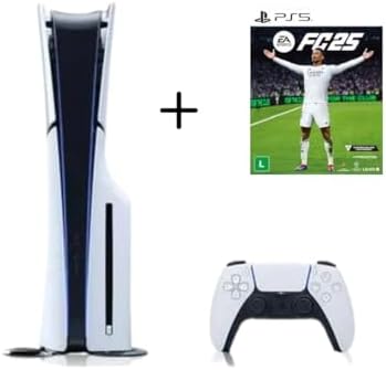 Console PS5 c/Drive Slim 1 TB c/ 1 Controle + EA FC 25