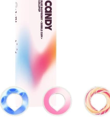 Pods Air Up Candy Probierpaket - Blaue Himbeere, Bubble Gum, Lollipop - Geschmack Aroma Duft Pod Set für Airup Flasche 15L Wasser Zucker-Kalorienfreier Geschmack nur durch Duft