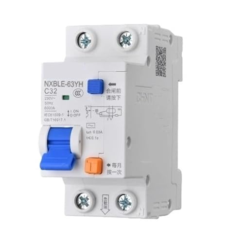 Disjoncteur différentiel 10A 30mA coupure rapide contre les surcharges