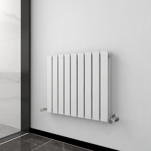 Image of mcc direct Vertical Radiator Double Flat Panel 600x612mm Designer Vertical Radiator (White)