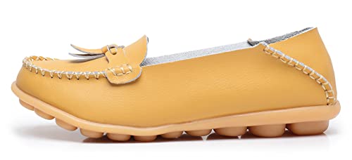 Image of VenusCelia Women's Decoration Comfy Walking Flat Loafer