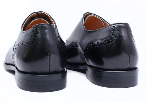 Mens Oxfords Formal Dress Suit Shoes Genuine Leather Prom Derby Shoes Fashion Luxury Wedding Business Casual Comfortable Tuexdo Shoes for Men4