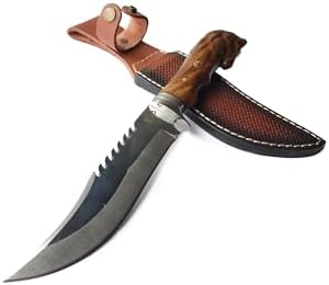 Urban Badger Hati At Başlı Tırtıklı Paslanmaz Balçak Bıçak 28 cm, Dayanıklı Kamp Ekipmanları, Kamp Aksesuarları, Açık Hava Sporları,Yürüyüş, Doğa Sporları - Görsel 5