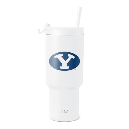 Image of Simple Modern BYU Cougars Tumbler with Straw | 30oz | Collegiate
