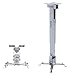 QualGear QG-PM-002-WHT Universal Projector Ceiling Mount, White