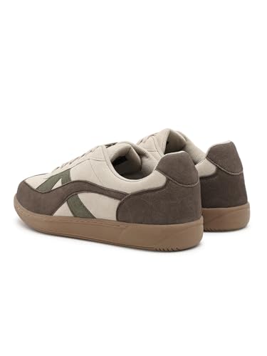 Image of Bewakoof Men's Rippers Color Block Low-Top Sneakers