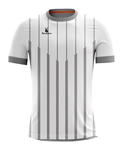 TRIUMPH Men Soccer Jersey Quick Dry Half Sleeve Football Jerseys ...