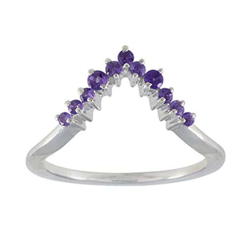 Bague améthyste originale en argent 925, l'accessoire idéal pour illuminer vos tenues