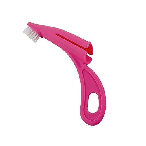 Image of Dog Toothbrush, Tooth Brushing Kit for Dog Teeth Cleaning - Dental Care for Puppies, Cats & Small Pets, Nylon Remove Ergonomic Dog Finger Toothbrush (Red)