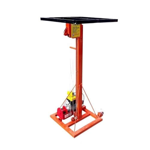 FUHAI 666 Ascensor eléctrico Plataforma elevadora pequeña, Refugio contra la Lluvia, conducto de ventilación, instalación de Aire Acondicionado, Ascensor Plataforma elevadora