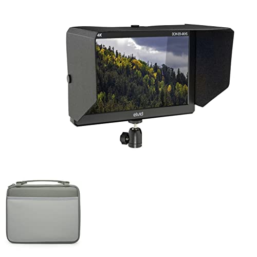 BoxWave Case Compatible with Elvid OCM-89-4KHS - Hard Shell Briefcase, Slim Messenger Bag Briefcase Cover Side Pockets - Pewter