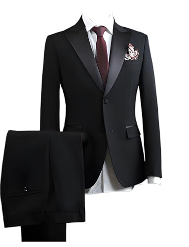 Costume 3 pièces homme mariage cérémonie veste 2 boutons pantalon chic