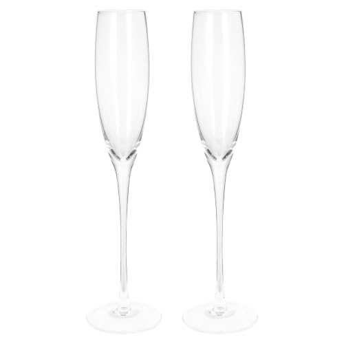 2 Copas de Champán de Cristal como Obsequio de Boda Elegante 2