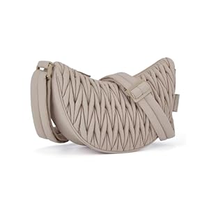 BAGSMART Hobo Bag for Women, Nylon Quilted Crossbody Bags for Women Shoulder with Adjustable Strap