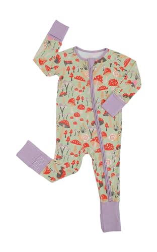 Bamboo Viscose Baby Pajamas Footless Romper - Infant Boys Girls One Piece Jumpsuits Clothes 0/3/6/12/18/24 Months
