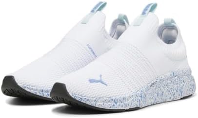 PUMA Women's SOFTRIDE PRO Echo Slip-ON Sneaker, White-Blue Skies, 7.5 | Image 4