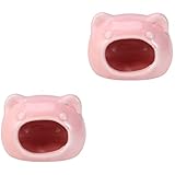 POPETPOP Farbe für Zubehör Einstreu Hamsterhaus Geformter Hamster Segelflugzeug Katzennest Ratte Keramik Eichhörnchen Zufälliges Zwergenspiel Schlafkäfig Chinchilla Kleines Kühlendes