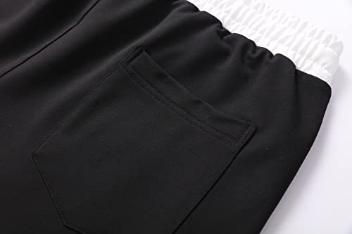Tansozer Pantaloncini Uomo Cotone Sportivi Estivi Pantaloncini Corsa Uomo