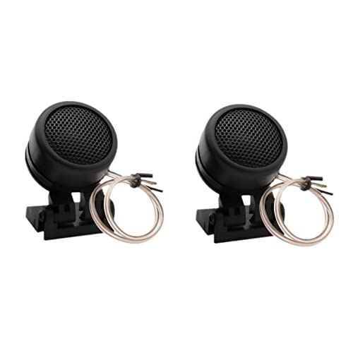 SOLUSTRE 1pair Car Speakers Auto with Brackets for Easy Installation Compact Crisp Sound for Car Audio Upgrade for Music