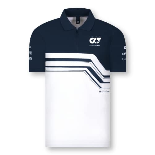 Polo Alpha Tauri Scuderia vêtement sport mécanique respirant manches courtes