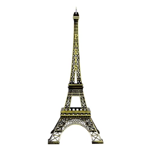 Estatua Torre Eiffel Metal Modelo París 12.6 pulg
