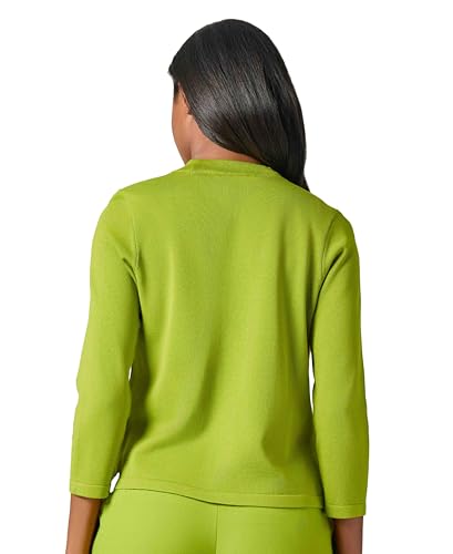 Kasper Women's Diagonal Stitch Short Cardigan3