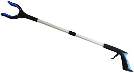 Muou 32" Foldable Reacher Grabber, Garbage Picker Upper Tool, Trash Grabber, Rotating Hand, Long Duty Grip Arm, Mobility Aid Extender Gripper Tool