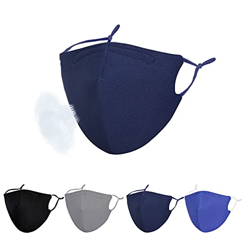 Reusable Extra Large Fashion Face Covering for Bearded Men - Gyothrig Reversible Cloth Adult Beard Mask