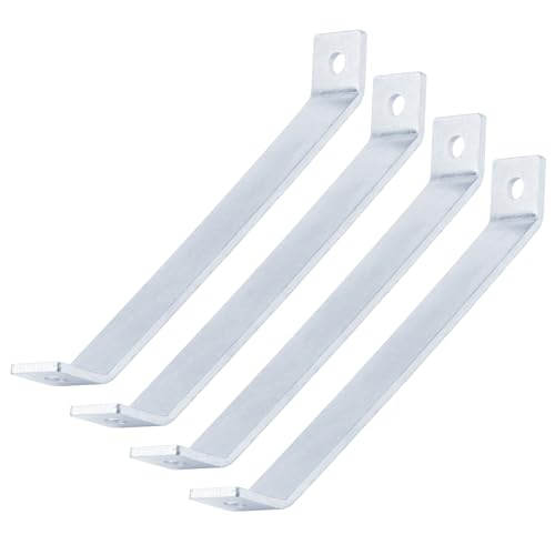 4 Pcs 14⅝ Inches Length 45 Degree Corner Brace for All 1-5/8 Strut Channel, Fit for 1/2 Bolt, 5.6mm Thickness Heavy Duty Bracket for Strut Mounting