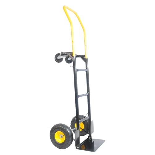 Carretilla de mano robusta 330 lb con neumáticos inflables miniatura 4